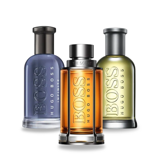 Set di 3 profumi: BOSS BOTTLED, BOSS THE SCENT y BOSS BOTTLED INFINITE 100ml